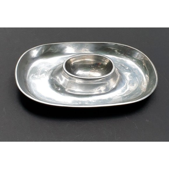 LUNARES Dining Lunares San Francisco Metal Chip Dip Shrimp Bowl